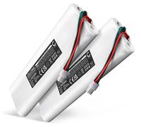 CELLONIC 2x Batterie pour Outil Compatible avec Husqvarna Automower 230 ACX, Automower 220 AC, Automower 220AC, 535120901 - (3000mAh, 18V)