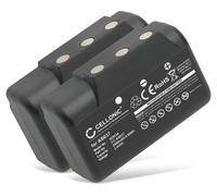 CELLONIC 2x Batterie compatible avec IMET BE5000, I060-AS037, AS037