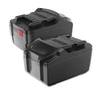 CELLONIC 2x Batterie pour Outil Compatible avec Rokamat ROKAMAT AKKU WDVS, Compatible avec Birchmeier TLK 35, A 130 AC1, Compatible avec Metabo 625591000 - (3000mAh, 18V)