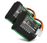 CELLONIC 2X Batterie Compatible avec Vorwerk Kobold VR100, VX100, 46439 | 4500mAh, 7.4V, Lithium Ion pour Vorwerk PN46439, SCM61932