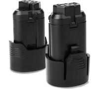 CELLONIC 2x Batterie pour Outil Compatible avec AEG BS 12C, BS 12C2, BSS 12C, L1230 - (1500mAh, 12V)