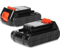 CELLONIC 2x Batterie pour Outil Compatible avec Black & Decker GTC1845L20, STC1820CM, STC1840EPC, BL1518 - (2000mAh, 18V)
