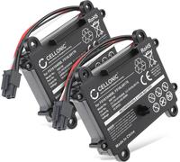 CELLONIC 2x Batterie pour Outil Compatible avec Bosch Indego 400, Indego 350, Indego M 700, F016104898 - ( 2500mAh, 18V)