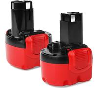 CELLONIC 2x Batterie pour Outil Compatible avec Bosch PSR 960, ANGLE EXACT 15, ANGLE EXACT 6, 2607335461 - (3000mAh, 9.6V)