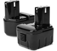 CELLONIC 2x Batterie pour Outil Compatible avec Hitachi DS 12DVF3, UB 12DL, CR 10DL, EB1214S - (3300mAh, 12V)
