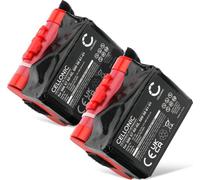 CELLONIC 2x Batterie pour Outil Compatible avec Husqvarna Automower 305, Automower 105, Compatible avec Gardena R40Li 2017, 586 57 62-02 - (2500mAh, 18.5V)
