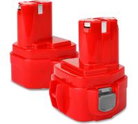 CELLONIC 2x Batterie pour Outil Compatible avec Makita 6271D, 6270D, ML120, 1222 - (3000mAh, 12V)