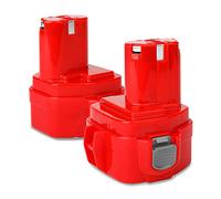CELLONIC 2X Batterie pour Outil Compatible avec Makita 6271D, 6270D, ML120, 1222 - (3000mAh, 12V)