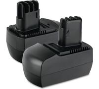CELLONIC 2x Batterie pour Outil Compatible avec Metabo BSZ 14.4, BSZ 14.4 Impuls, SBZ 14.4 Impuls, 6.25475 - (3000mAh, 14.4V)
