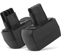 CELLONIC 2x Batterie pour Outil Compatible avec Metabo BZ 12 SP, BSZ 12, BSZ 12 Impuls, 6.25473 - (3000mAh, 12V)