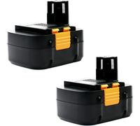 CELLONIC 2x Batterie pour Outil Compatible avec Panasonic EY6535, EY3530, EY6431, EY9136 - (3000mAh, 15.6V)