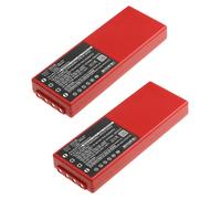 CELLONIC 2x Batterie pour télécommande compatible avec HBC Radiomatic Spectrum 3, BA213020, BA214061, BA210 - (2000mAh, 6V)