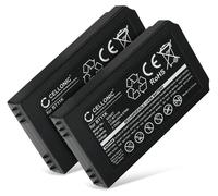 CELLONIC 2x Batterie pour télécommande compatible avec Ikusi IK2, PUPITRE IK2, T70/2 iKontrol Konecranes Mini Joystick Radio RMJ - (1100mAh, 3.7V)