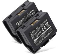 CELLONIC 2x Batterie pour Terminal de paiement / TPE Compatible avec Verifone VX680, VX680 Wireless, VX680 Wireless Credit Card Machine, BMO010002 - (1800mAh, 7.4V)
