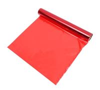 Cellophane pour Fleurs Rouge 40cm, Film Opp | Rouleau Décoratif Haute Densité, Inodore et Résistant, pour Paniers, Bouquets et Emballage Présent