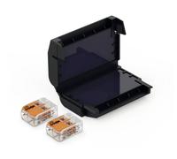 CellPack 407860 EASY-PROTECT/222 Boîte de gel pour bornes de raccordement flexible: 0.2-4 mm² rigide: 0.2-4 mm² 1 pc(s) noir