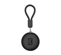 Cellularline Tracy TAG - Trouver des Objets Compatible avec Apple iOS Find Me - Compatible avec Les Accessoires Airtag - Batterie remplaçable (durée 1 an) - Résistant à l'eau - Noir