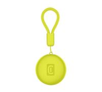 Cellularline Tracy TAG - Trouvez des Objets compatibles avec Apple iOS Find Me - Compatible avec Les Accessoires Airtag - Batterie remplaçable (durée de 1 an) - Résistant à l'eau - Jaune Citron Vert