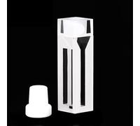 Cellule de fluorescence à quartz de haute qualité avec bouchon - 1,05 ml, longueur de trajet de 10 mm, fente de 3 mm for des mesures de précision