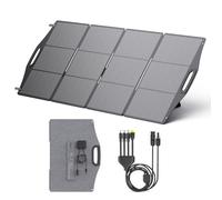 [Cellule Solaire N-Type] BigBlue ETFE Panneaux Solaires Pliables 200W, Cellule Solaire Monocristalline pour Générateur Solaire et Batterie, IP68 Étanchéité pour sur balcon, le Camping et le RV