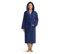 Celodoro Peignoir à capuche pour femmes et hommes - Navy XL
