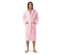 Celodoro Peignoir à capuche pour femmes et hommes - Rose 3XL