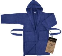 Celodoro Peignoir de bain enfant avec capuche Coton - Navy 158-164