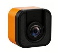 CEMANTA 3MP Caméra de surveillance intérieure 5G/2,4 GHz Wi-Fi Orange | Stockage cloud gratuit et enregistrement 24h/24, 7j/7, vision nocturne couleur, détection de mouvement IA