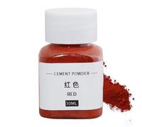 Cement Power - Pigment en poudre d'oxyde de fer, 30 ml de colorant pour béton, plâtre, citron vert, argile | Teinture décorative pour peinture murale, teinte artistique pour sol, carrelage, brique