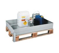 CEMO Bac collecteur 150 l GFK avec équerre de fixation L1210xl810xH165mm CEMO Quantité:1