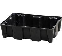 CEMO Bac de rétention 25l L600xl400xH165mm PE o.PE-grille