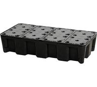 CEMO bac de rétention PE 35 HD avec grille PE