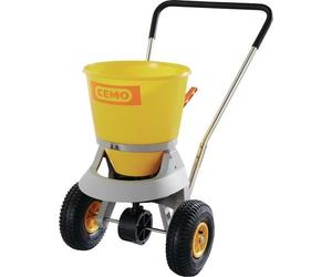 CEMO Chariot à sel 20 l plastique jaune - 10642