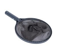 CEMTUKLBP Épuisette de Piscine à Bord incurvé, râteau de Nettoyage des Feuilles pour Piscine, Spa, Bain à remous et Bassin ; Outil d’élimination des débris à Mailles Fines avec Manche