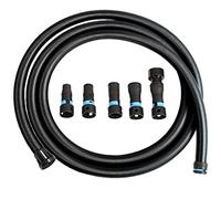 Cen-Tec Systems Tuyau Numatic 94731N Quick Click de 9 m avec adaptateur pour outil électrique 5 pièces pour collecte de poussière