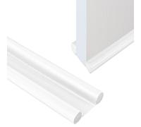 CENCERY 37in/96cm Double Boudin de Porte, Boudin de Porte Double Latéral, Boudin de Porte Insonorisé Réglable pour Réduire Le Bruit des Courants d'air (Blanc)