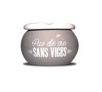 Cendrier anti-odeur Pas de Vie sans Vices