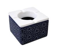 Cendrier Bistrot Vintage - Arabesque bleu