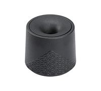 cendrier, Cendrier 3 en 1 céramique coupe-vent avec couvercle entonnoir(Black)