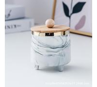 Cendrier coupe-vent en céramique pour cigares, cendrier moderne en marbre(#6)