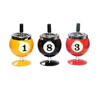 Cendrier de billard avec couvercle - Métal