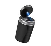 Cendrier de voiture en plastique moderne avec éclairage LED automatique et porte-gobelet Design anti-odeur cendrier pour porte-gobelet de voiture avec couvercle pour