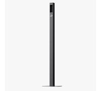 Cendrier d'extérieur amovible avec colonne d'élimination des mégots de cigarette pour terrasse, bureau, maison et restaurant - Accessoire élégant et pratique pour fumer