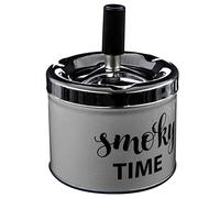 Cendrier en métal avec Poussoir D 9,5 cm - Atmosphera