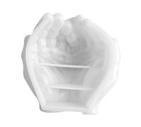 Cendrier En Résine Cristal Époxy, Modèle À Deux Mains, Pochoir En Silicone Souple, Support De Rangement Créatif, Modèle Pr Vente