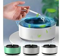 Cendrier intelligent, auto-extinction, purification, une touche, multi-filtres, faible bruit, 2xAA, pour salon/bureau/hôtel, cadeau. ABS