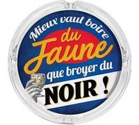 Cendrier en Verre - Mieux vaut boire du jaune que de broyer du noir