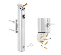 Cendrier mural - Porte-cigarettes d'extérieur - Durable - Pour terrasse, jardin, balcon