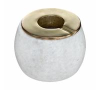 Cendrier Rond Marbre Blanc