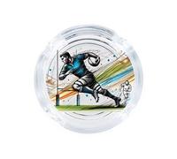 Cendrier Rugby en verre 9,5 cm